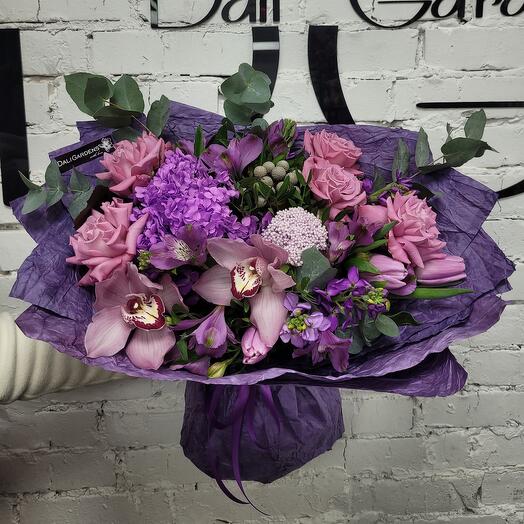 Букет фиолетовый 💐