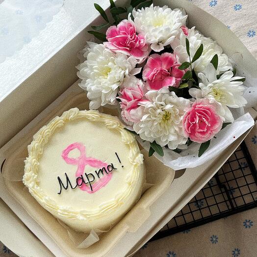 Bento set + flower arrangement