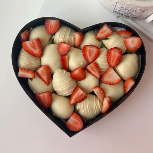 Клубника в белом шоколаде