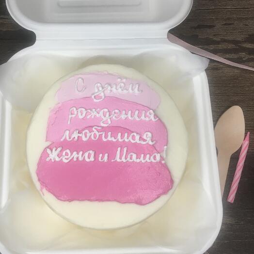 Бенто торт для жены и мамы