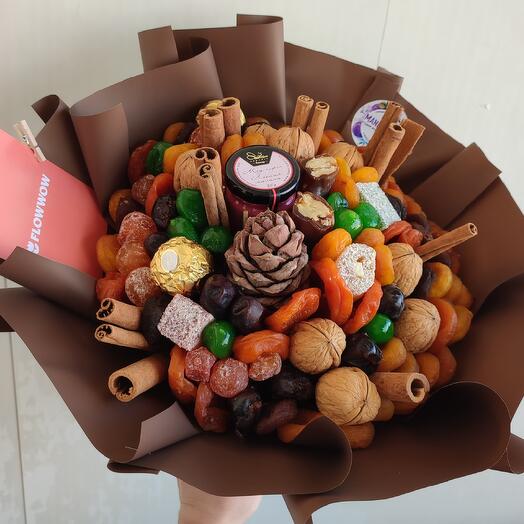 Букет из сухофруктов BROWN
