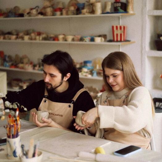 Индивидуальный мастер-класс для двоих по ручной лепке
