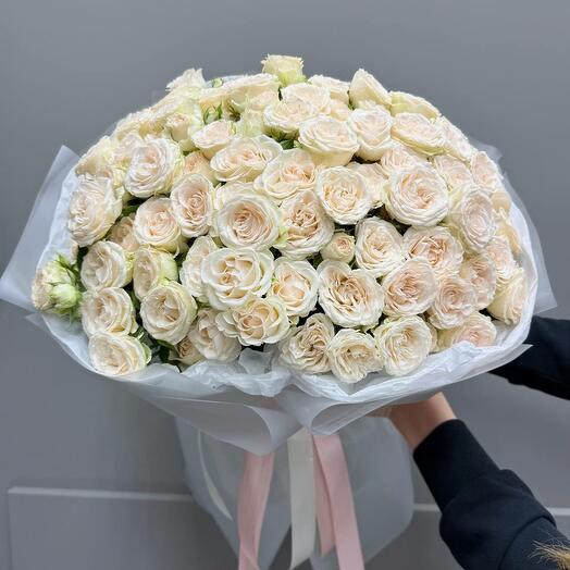 Моно букет из кустовой розы Софи