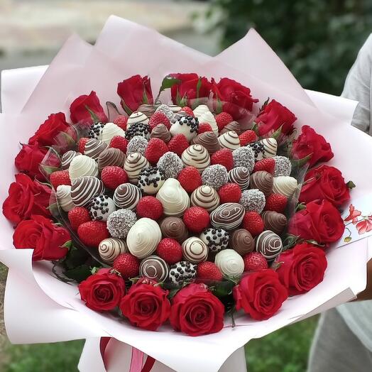 Strawberries in White Chocolate