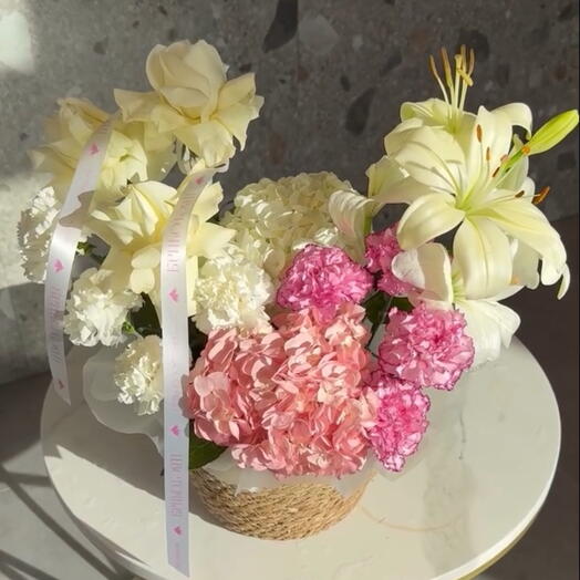 Корзина с цветами