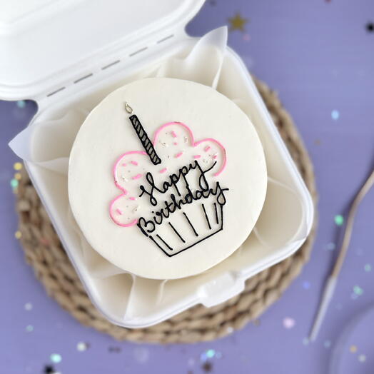 Бенто торт с днем рождения happy birthday кекс капкейк
