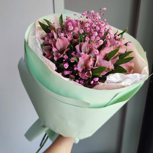 Авторский букет "Розовые мечты"