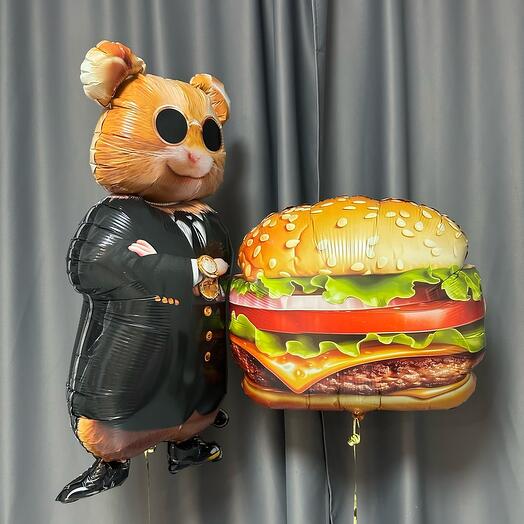 Сет « Агент  Хамстер с бургером»