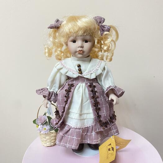 Кукла фарфоровая коллекционная «Злата»