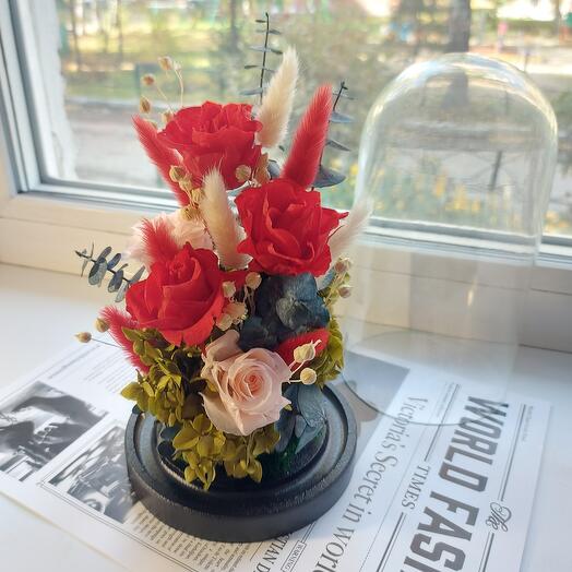 Розы в колбе 🌹для любимой ️