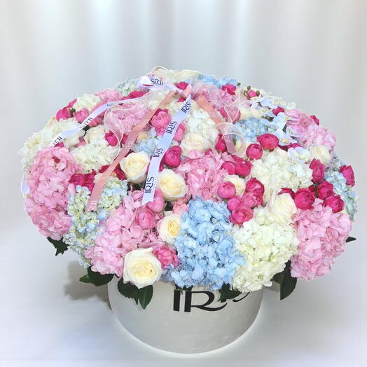 Коробка с цветами