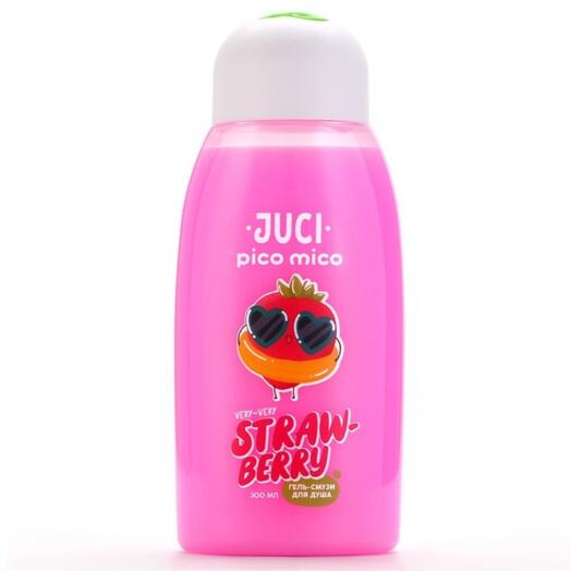 Гель для душа "Strawberry" с ароматом клубники Pico Mico, 300 мл