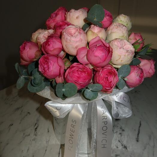 Цветы в коробке Сильвер 9