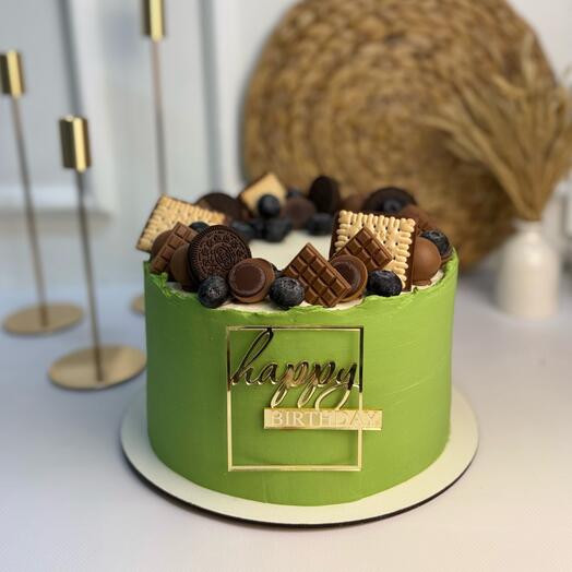 Торт Happy birthday