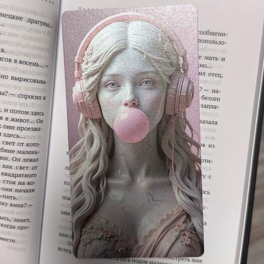 Книжная закладка «Розовая мечта»
