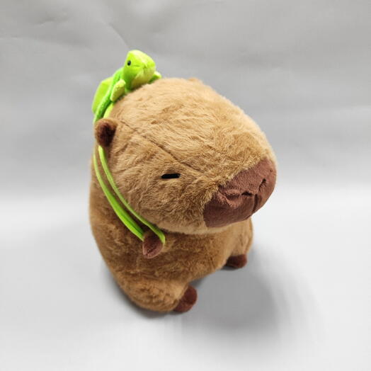 Капибара с рюкзачком-черепашкой