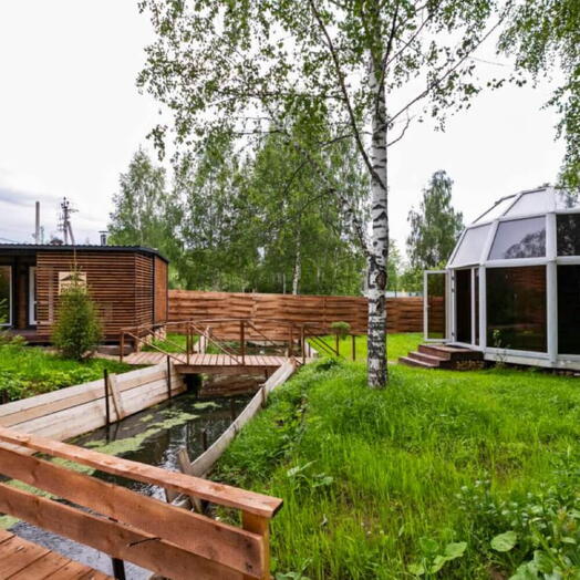 🎀A-frame коттедж в экобазе «Берёзовая Роща» 2 участника Две ночи 💝