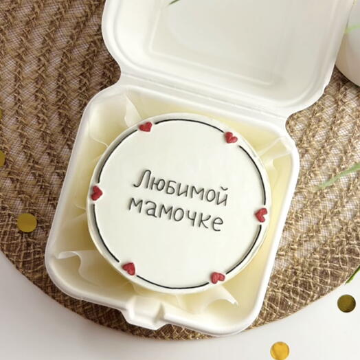 Бенто торт на 8 марта для мамы «любимой мамочке»