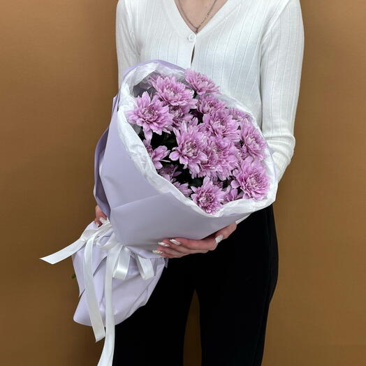 Букет из кустовых хризантем «Калимба»