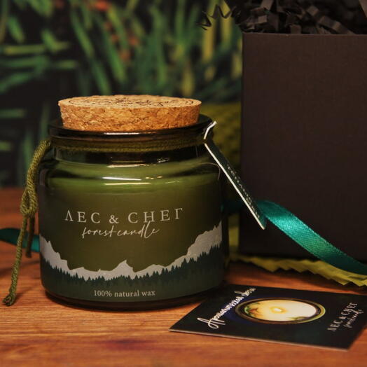 Свеча ароматическая "Тёплые мхи" 100мл