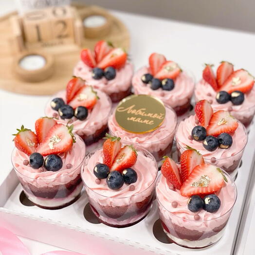 🍓 Трайфлы Любимой маме — 9 шт