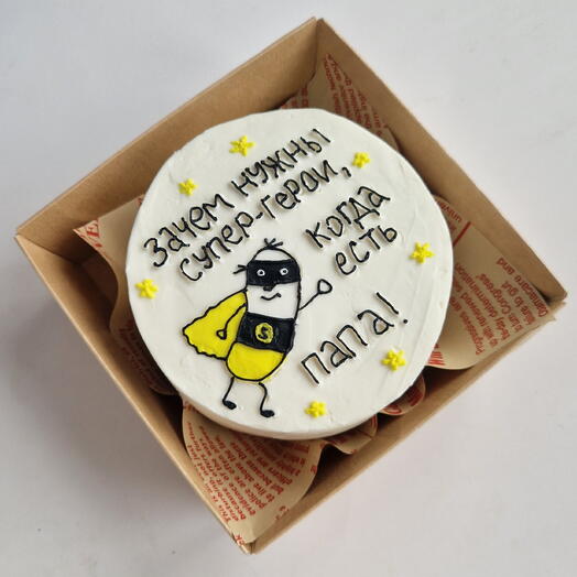 Бенто торт папе