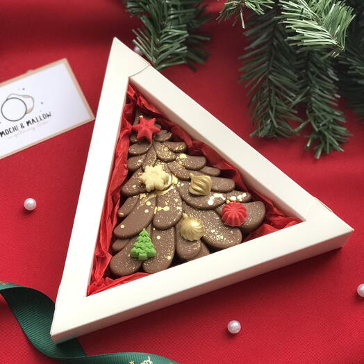 Новогодняя плитка шоколада «Зимняя красавица»