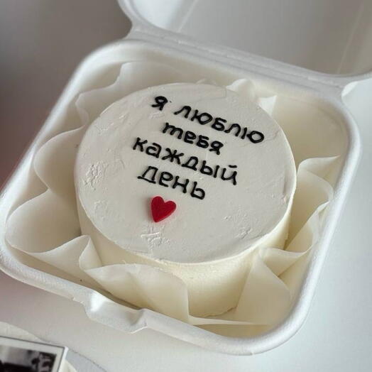 Бенто торт Я люблю тебя каждый день