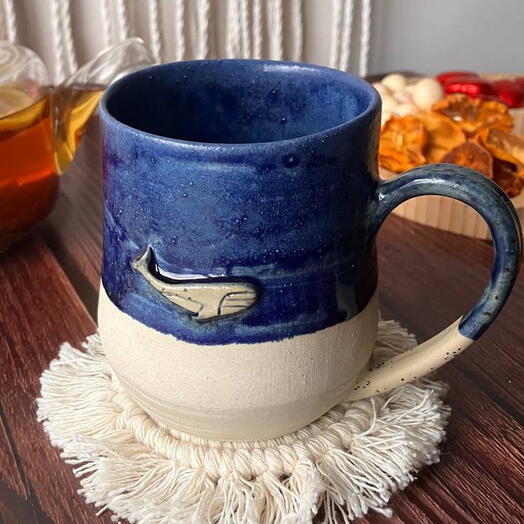 Керамическая чашка «Whale»