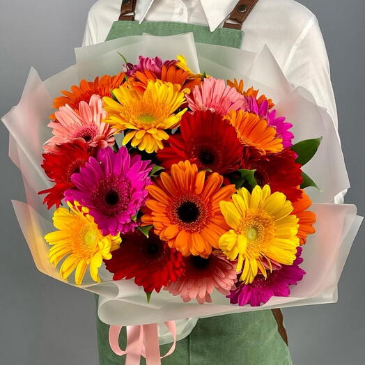 Букет «Яркие герберы»