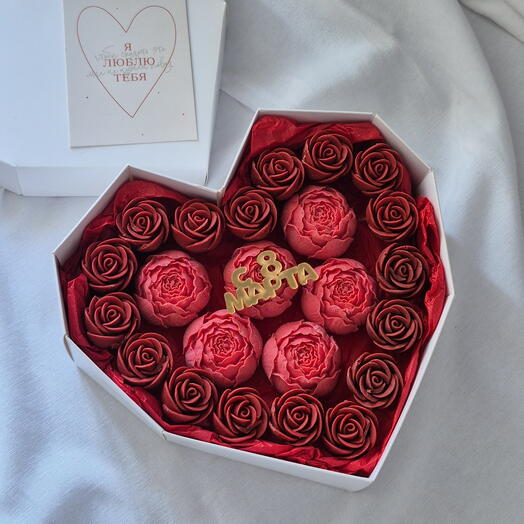 Шоколадные цветы 8 марта