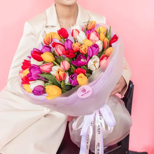 51 тюльпан микс