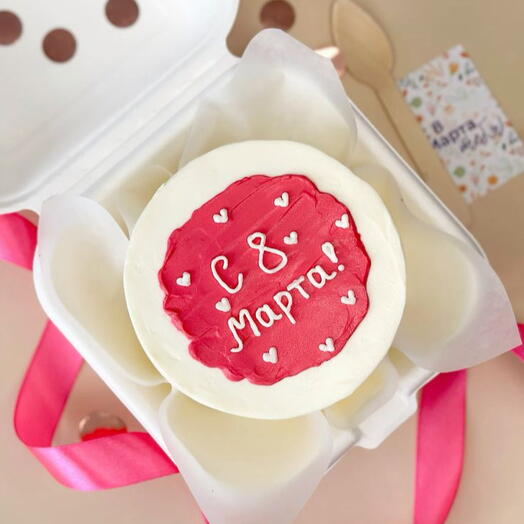 Бенто-торт «С 8 Марта!»