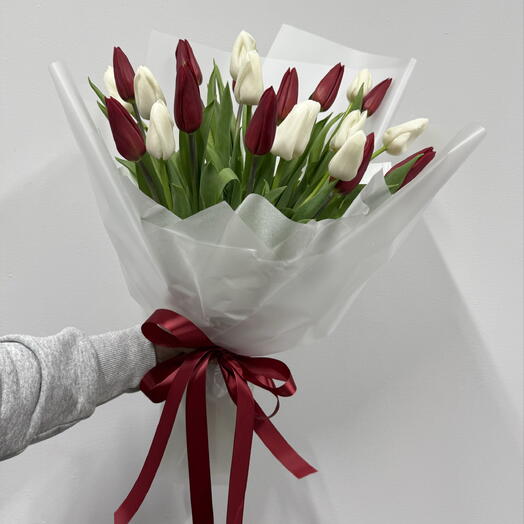 Тюльпаны микс букет М