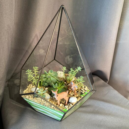 Оленята в лесу