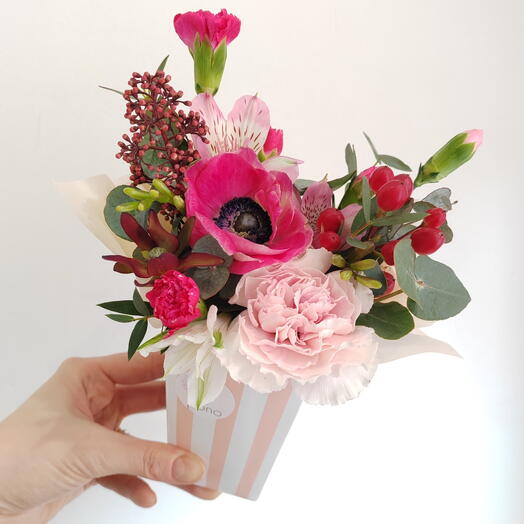 Цветочный попкорн с анемоном