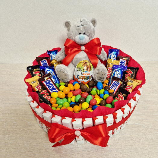 Kinder gift with sweets