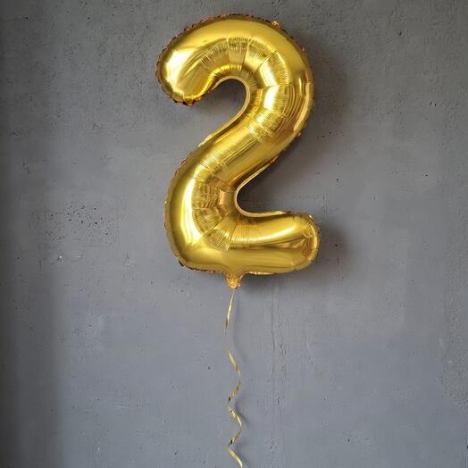 Фольгированный воздушный шар "2"