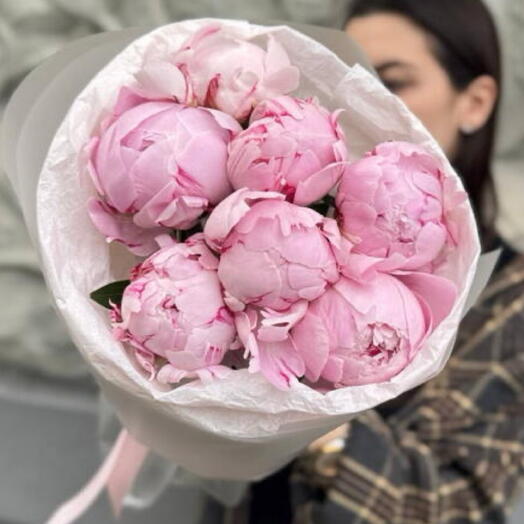Букет из ПИОНОВ🤍💗