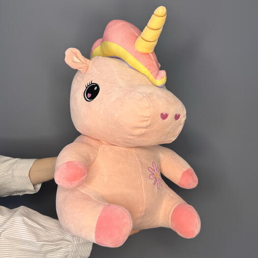Игрушка большой розовый Единорог