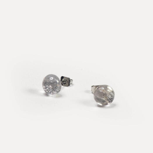 Серьги Юкка Горный хрусталь Rh+ (EAR1151)