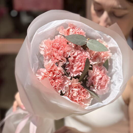 Розовые диантусы - 7 штук 🌸