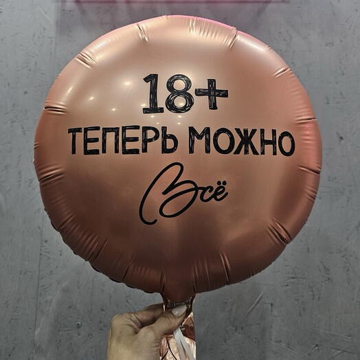 Шар воздушный 18+ теперь можно Все