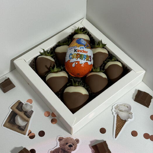 Клубника в шоколаде Набор «Киндер»