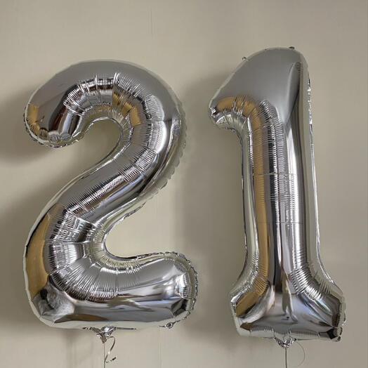 Шар цифра 21