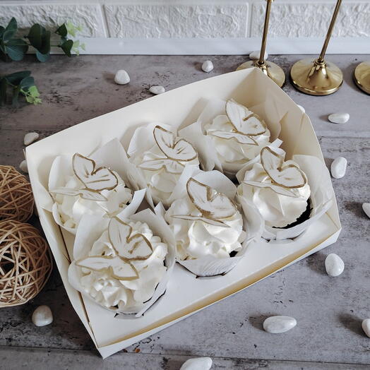 Капкейки с бабочками