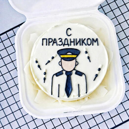 Бенто-торт полиция полицейский праздник профессиональный подарок день рождения юбилей мужчине парню мужу папе брату коллеге