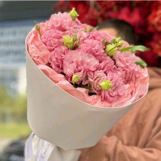 Букет Розовой эустомы