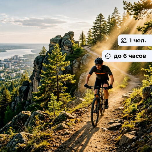 Свобода спуска. Индивидуальная прогулка на велосипеде по Торгашенскому хребту