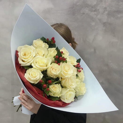 Букет "Белые бусы"